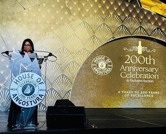 Trade and Industry Minister Paula Gopee-Scoon as she delivered the feature address at the gala to mark the 200th anniversary of the House of Angostura on September 14. - Photo courtesy Ministry of Trade and Industry Ministry