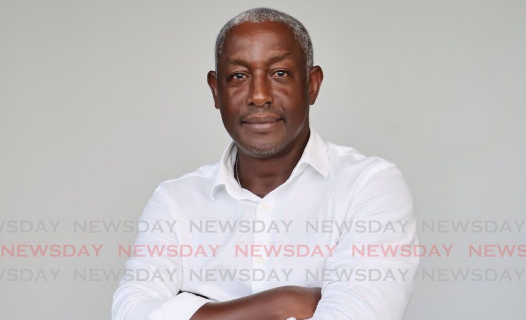 Trinidad and Tobago football legend Russell Latapy attends the launch of cricket great Brian Lara’s book Lara: The England Chronicles, on Spetmber 17 at Lara’s residence, located at Lady Chancellor Hill, Port of Spain. - Photo by Faith Ayoung