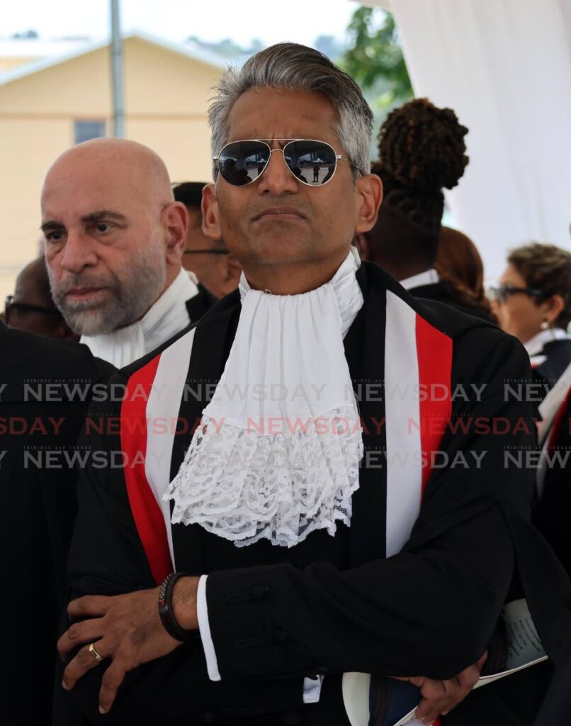 Justice of Appeal Vasheist Kokaram, front, at the ceremonial opening of the 2024/2025 law term on September 20. - Photo by Roger Jacob