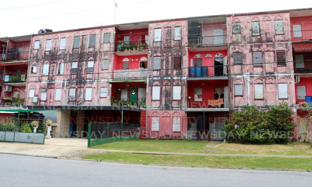 Building 5, Everglade Ave, Maloney Gardens where a man was shot dead September 20. Two Maloney residents were killed within minutes of each other on the night of September 20. - Faith Ayoung