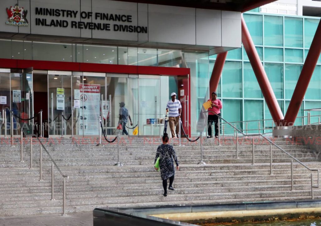 A few people went to pay their property tax at the Inland Revenue Division, Ministry of Finance, Port of Spain on September 23. The long lines dwindled after Government on September 20 announced the deadline to pay would be extended beyond September 30. - AYANNA KINSALE