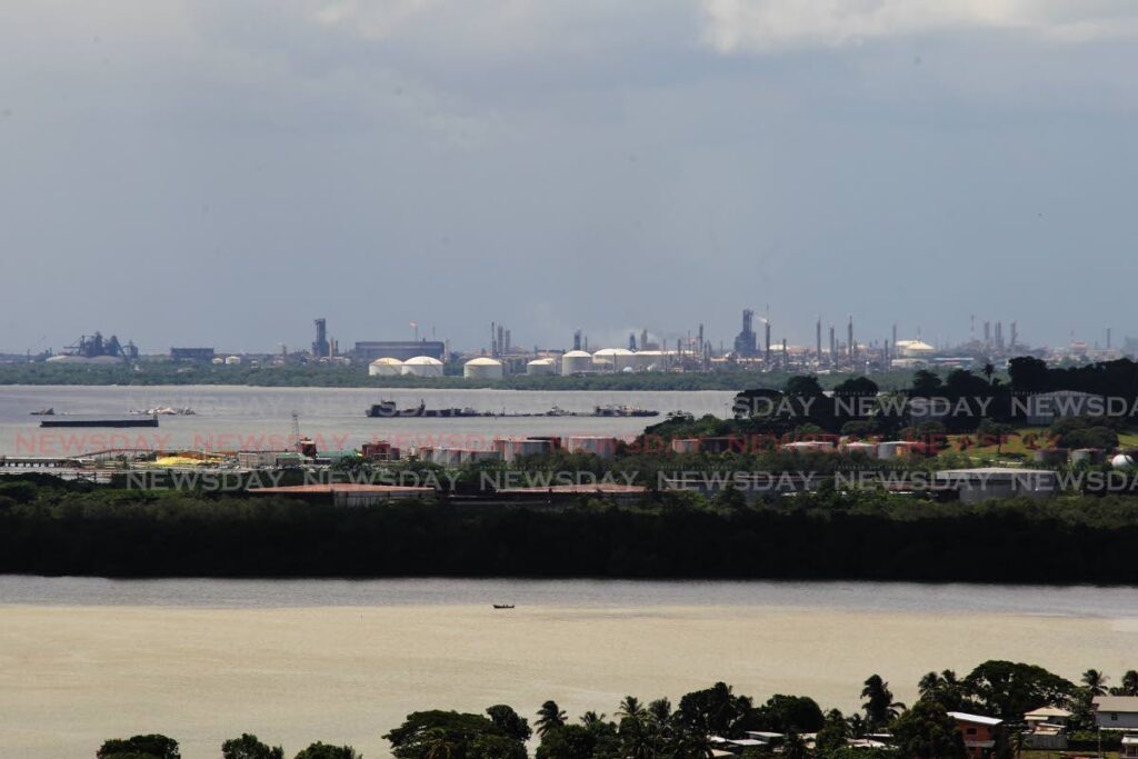 View of the Point Lisas Industrial Estate from San Fernando Hill. - File photo by Lincoln Holder