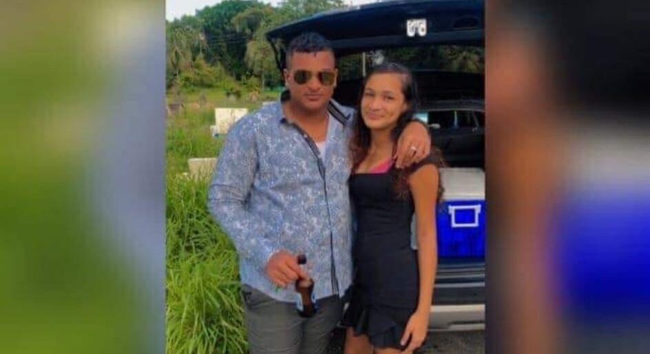 Shenelle, 16 and Keston Singh, 21. - 