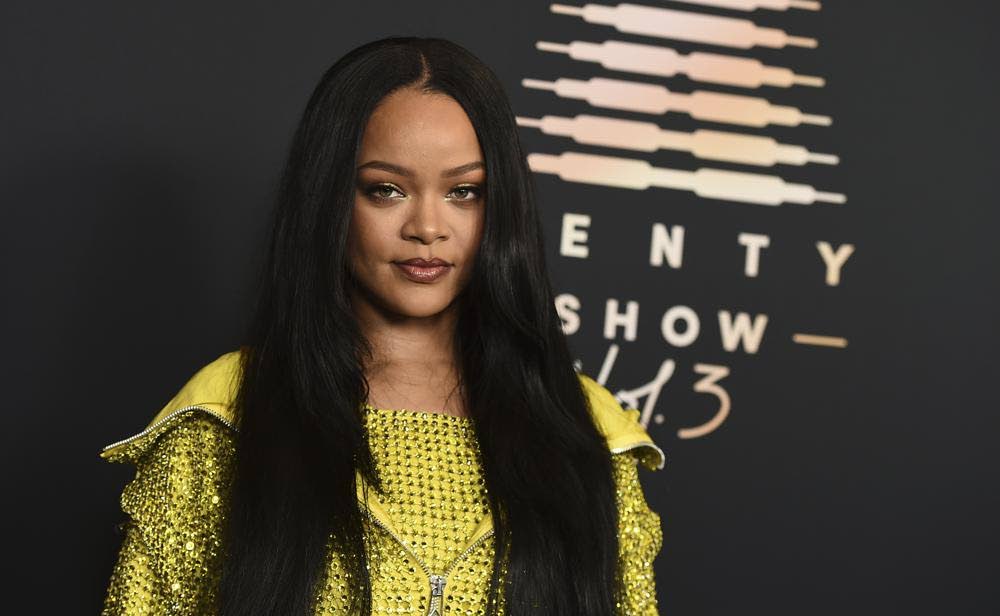 Musician and entrepreneur Rihanna attends an event for her lingerie line Savage X Fenty at the Westin Bonaventure Hotel in Los Angeles on August 28, 2021. Rihanna's popular Fenty skincare and fragrance brands will be available in TT and eight other Caribbean countries from October 24.  - File photo/AP