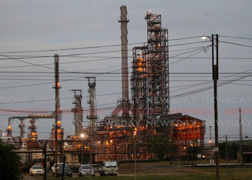 The now-defunct Petrotrin refinery. - Photo by Angelo Marcelle