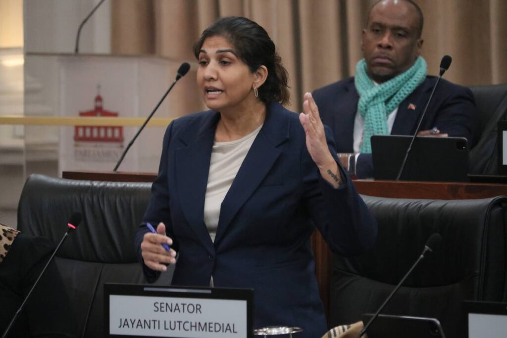 Opposition Senator Jayanti Lutchmedial-Ramdial. - Photo courtesy Office of the Parliament