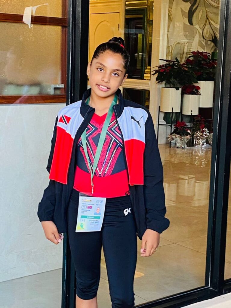 TT gymnast Amba Boodansingh. - 