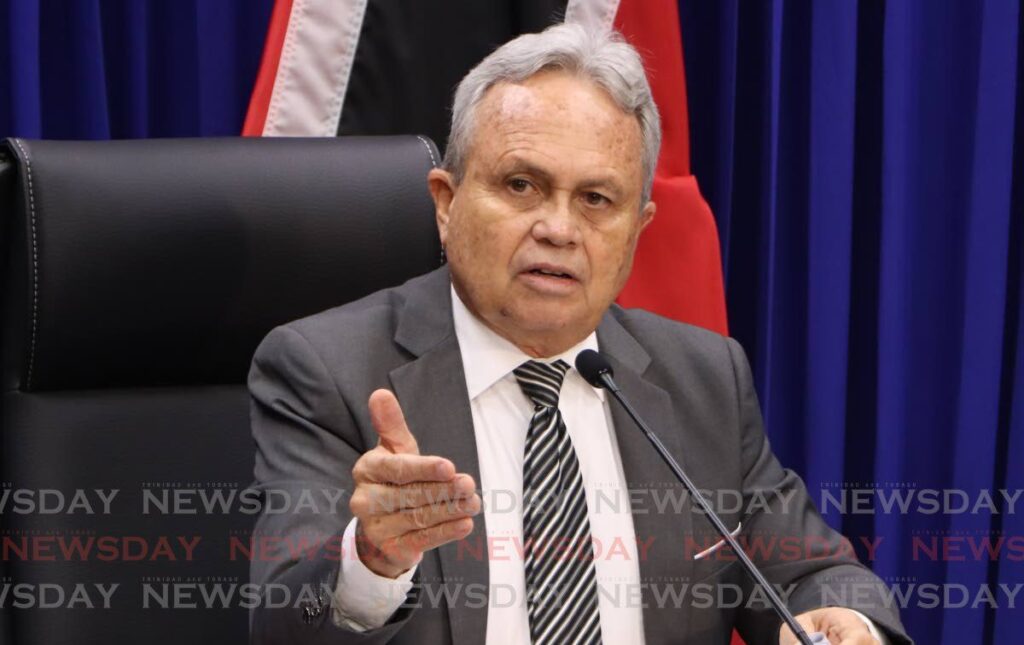 Minister of Finance Colm Imbert. - File photo