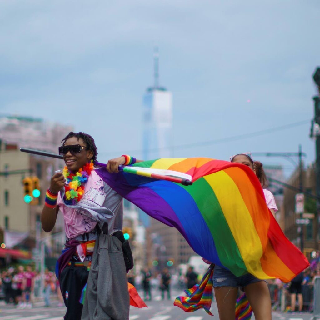 In this 2023 file photo, revellers participate in the Pride March in New York City, US.  - AP PHOTO