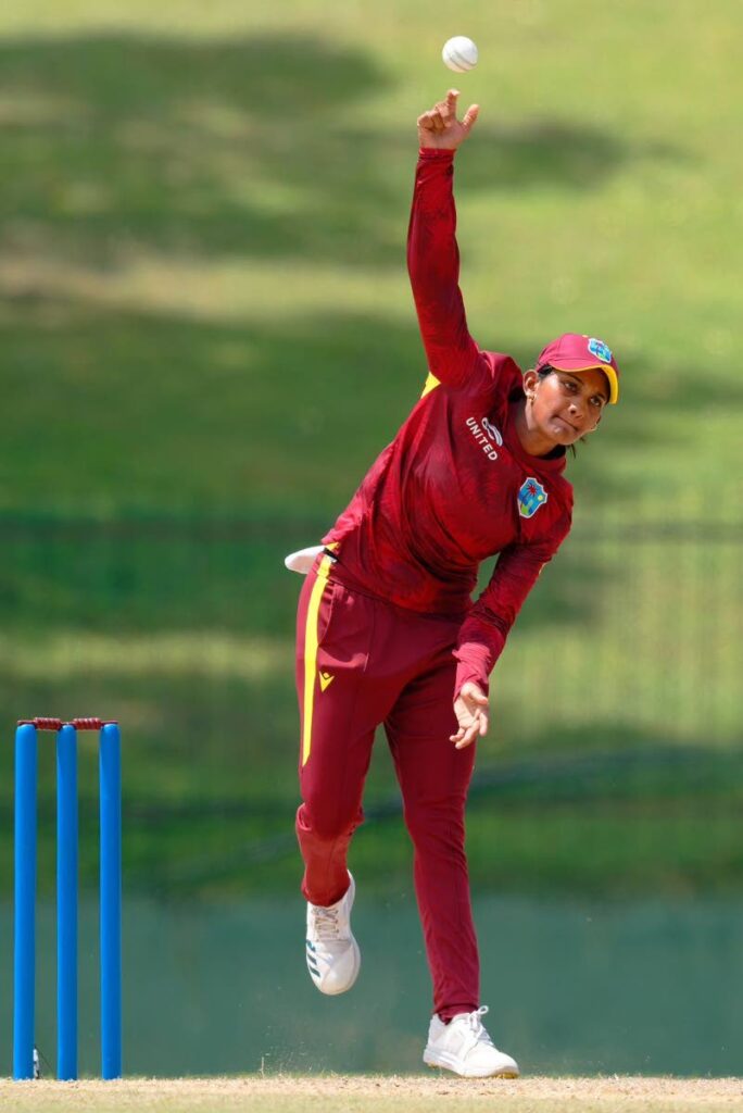 West Indies off-spinner Karishma Ramharack. (FILE) - 