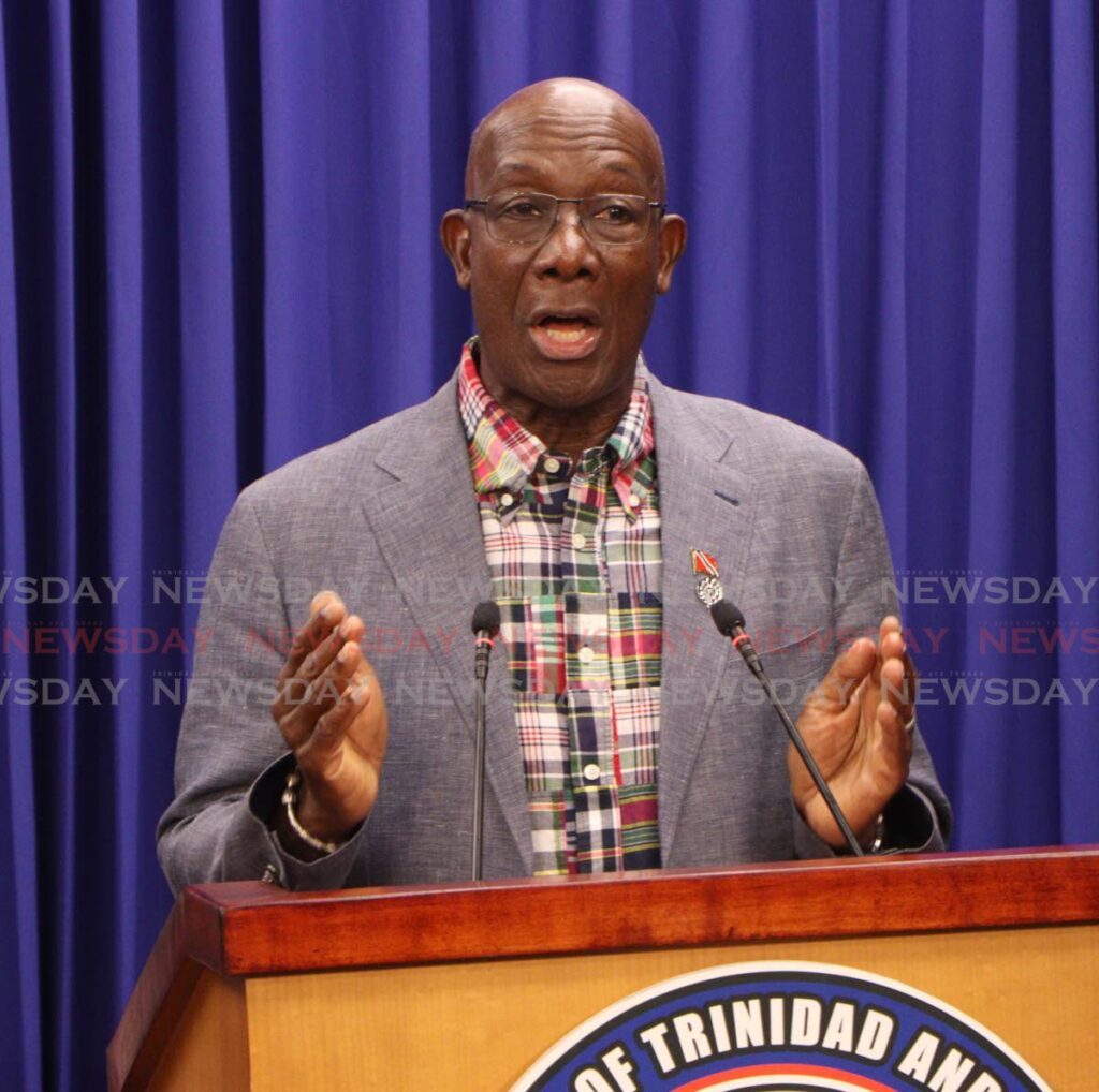 Prime Minister Dr Rowley - Angelo Marcelle