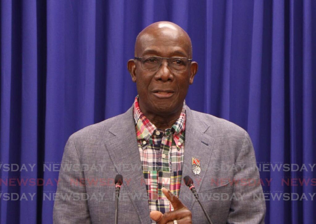 Prime Minister Dr Rowley - Photo by Angelo Marcelle