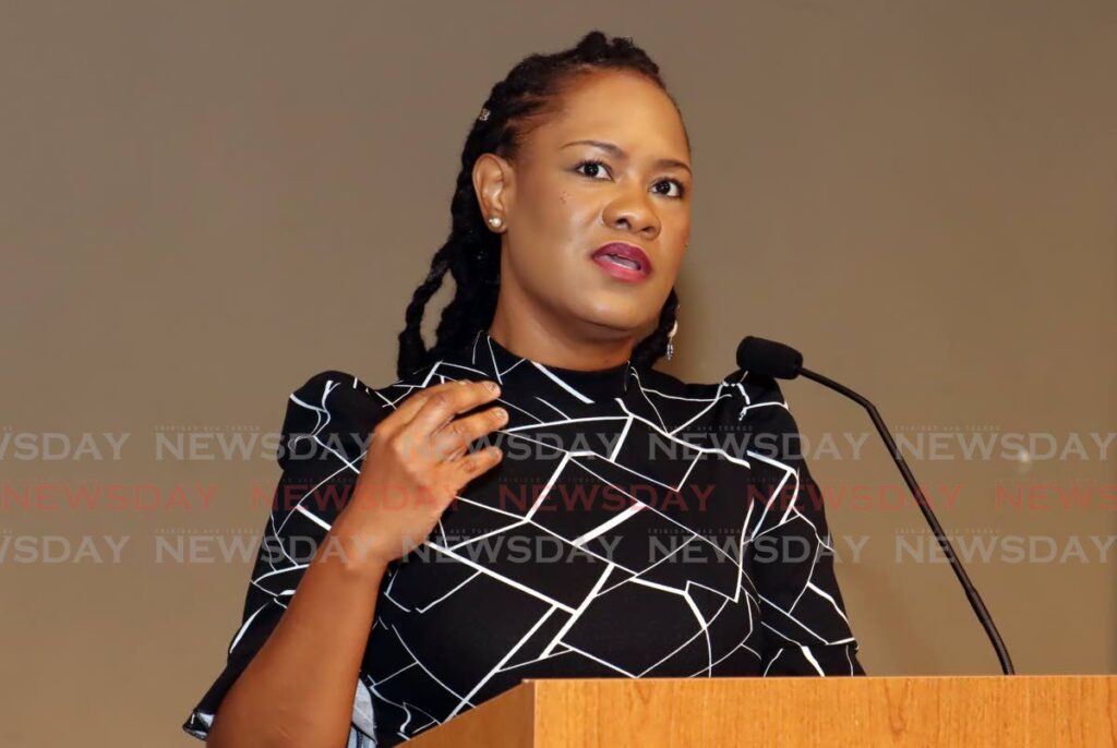 Ayanna Webster-Roy, Minister in the Office of the Prime Minister. - File photo by Faith Ayoung