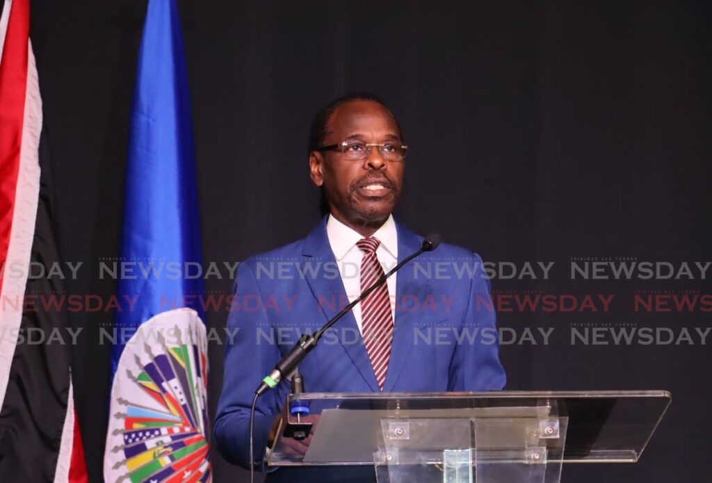 National Security Minister Fitzgerald Hinds. - File photo by Faith Ayoung