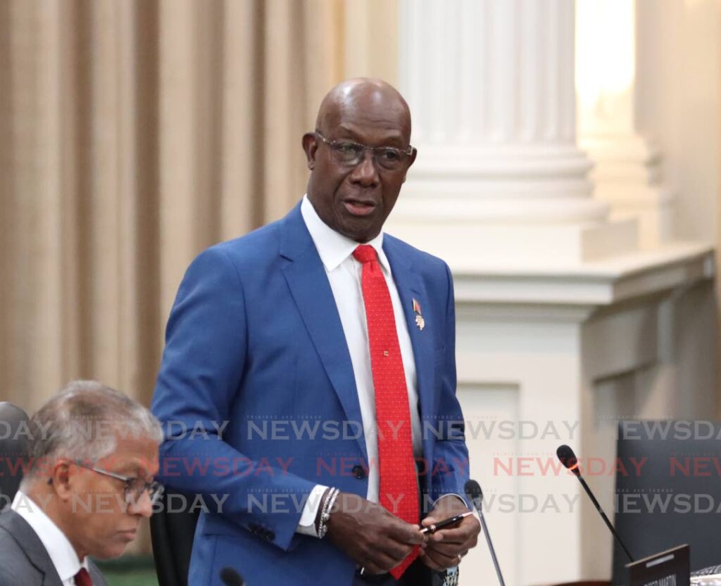 Prime Minister Dr Rowley - Photo by Faith Ayoung