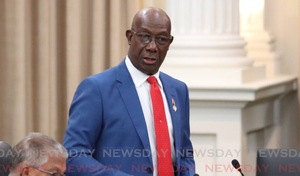 Prime Minister Dr Keith Rowley. - File photo by Faith Ayoung