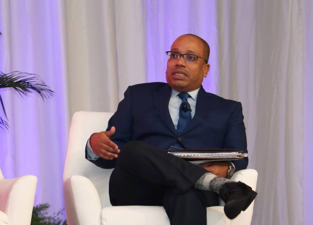 Colin Ramsey, tax partner at Ernst & Young speaks on a panel discussion at the TT Chamber post budget discussion at Hyatt Regency, Port of Spain on October 1. - Photo by Faith Ayoung