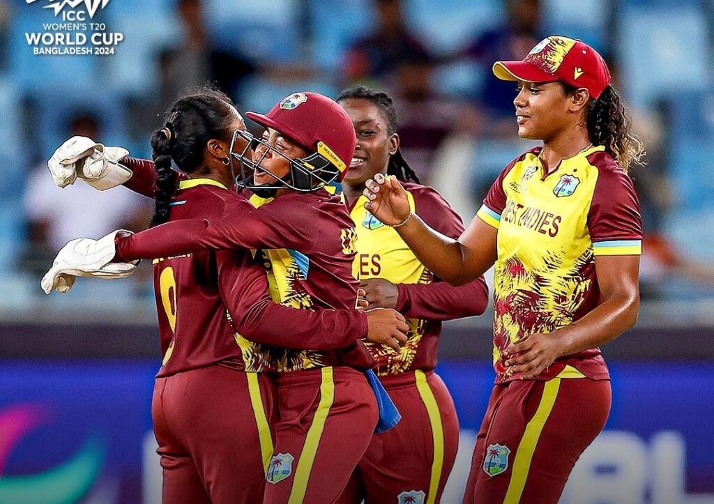 Windies females contain an unbelievable time a wicket in opposition to Scotland within the ICC Females's Cricket World Cup in Dubai. - CWI