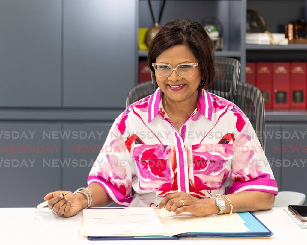 President Christine Kangaloo at President's House, St Ann's during an interview on October 8 with Newsday where she recounted her battle with cancer. - Photo by Jeff K. Mayers