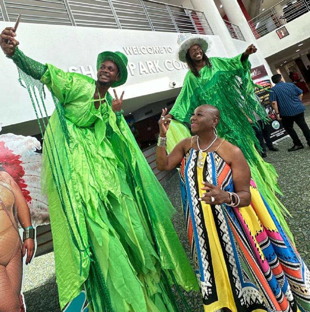 FLASHBACK: bmobile's Moko Jumbies bring a touch of magic to the Tobago Carnival 2023. - Photos courtesy bmobile