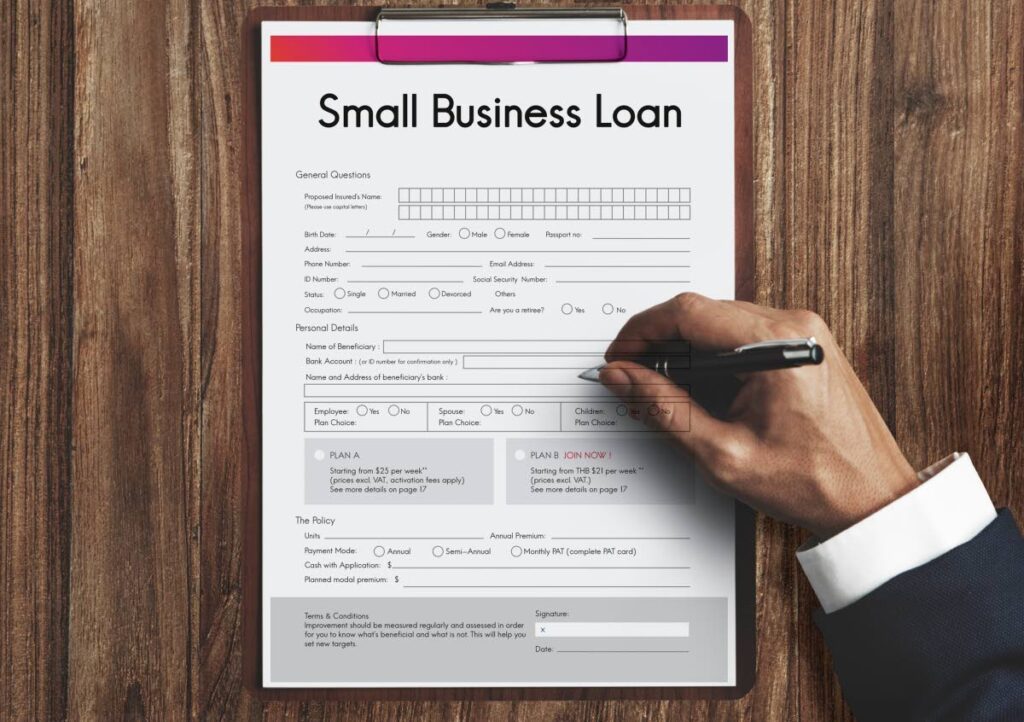 A small business loan application form. TTASME says some financial institutions are hesitant to grant loans to SMEs unless cash guarantees are provided. - Photo courtesy Freepik 