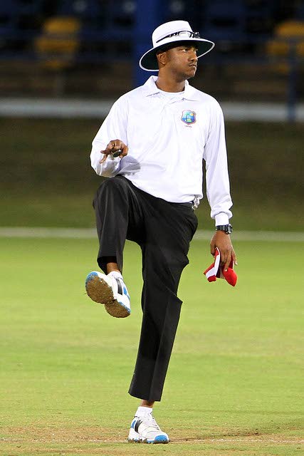 Trinidad and Tobago umpire Zahid Bassarath. - CWI Media