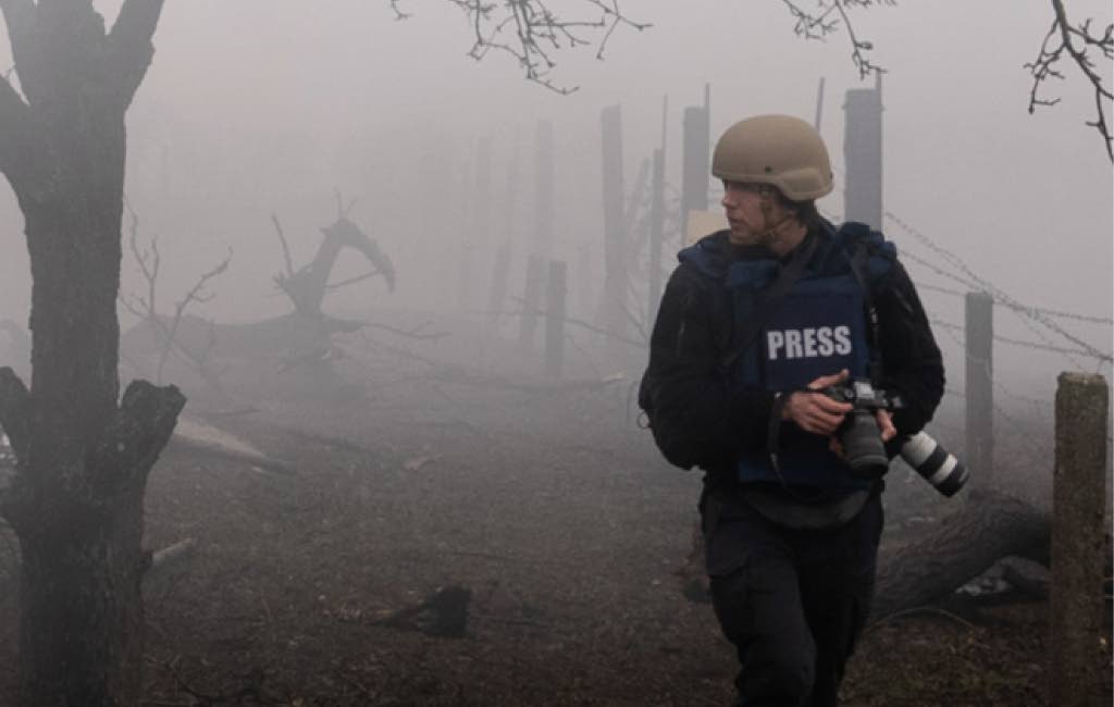 A scene from 20 Days in Mariupol. - 