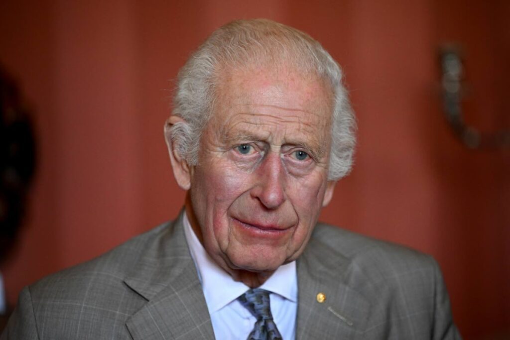 Britain's King Charles III attends a Sustainable Markets Initiative discussion at Admiralty House in Sydney, Australia. Pool Photo via AP - 