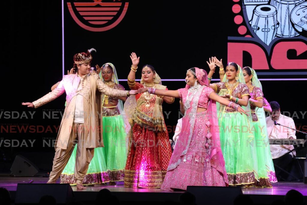 Dancers perform on the opening night of Divali Nagar in Chaguanas on October 22. - Photo by Roger Jacob