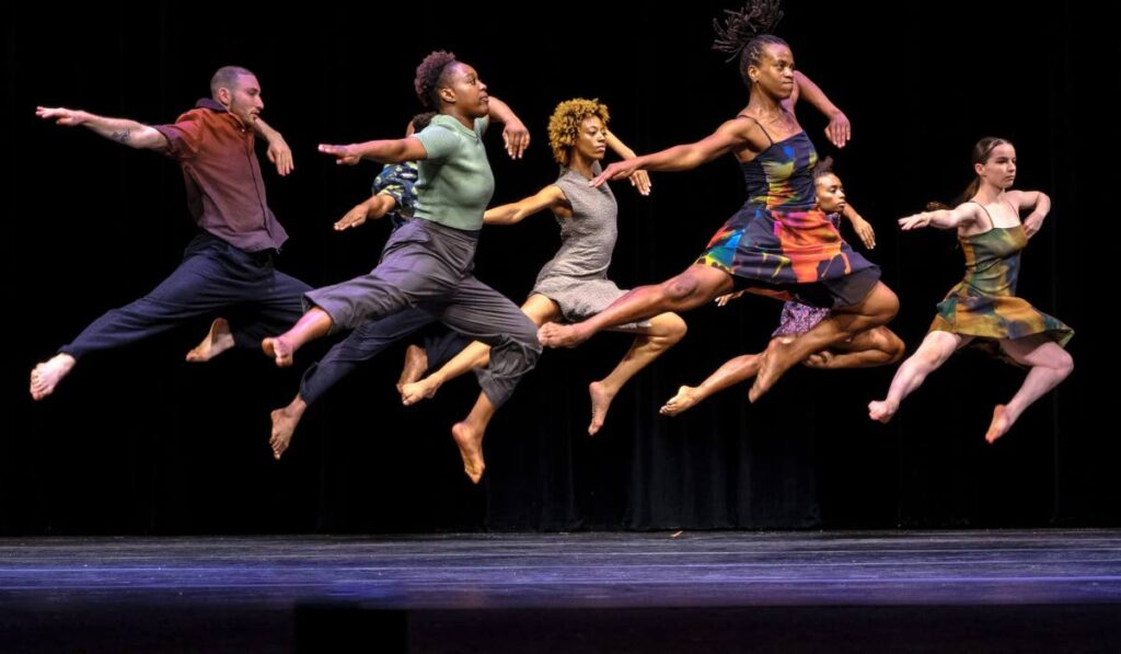 Garth Fagan Dance Company dancers during rehearsals. - Photo courtesy Erich Camping