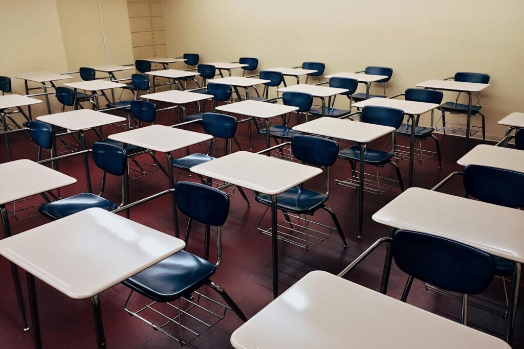 Classroom. - Photo courtesy Pexels