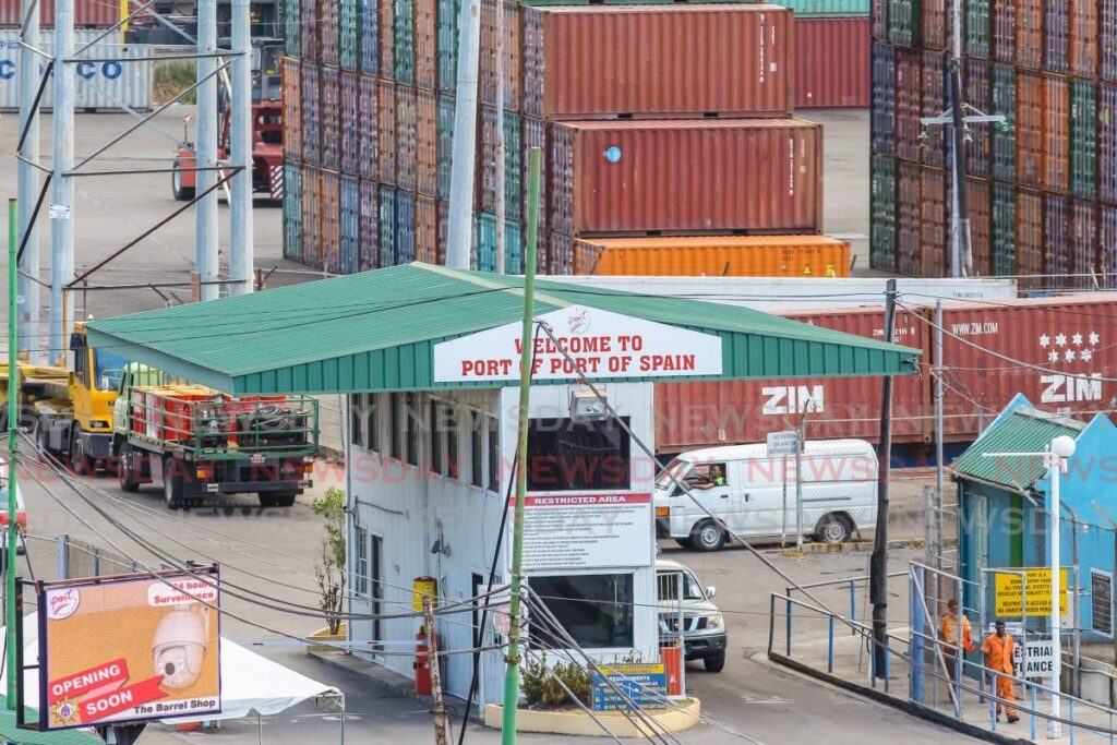 The entrance to the Port of Port of Spain, Dock Road, Port of Spain. FILE PHOTO/JEFF MAYERS - 