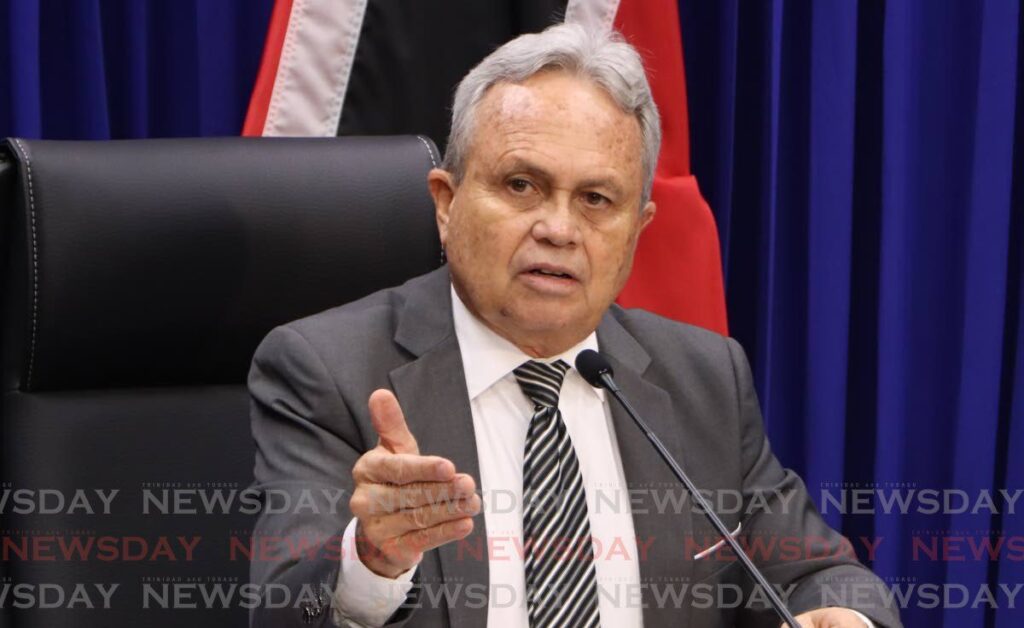 Minister of Finance Colm Imbert. - File photo by Angelo Marcelle