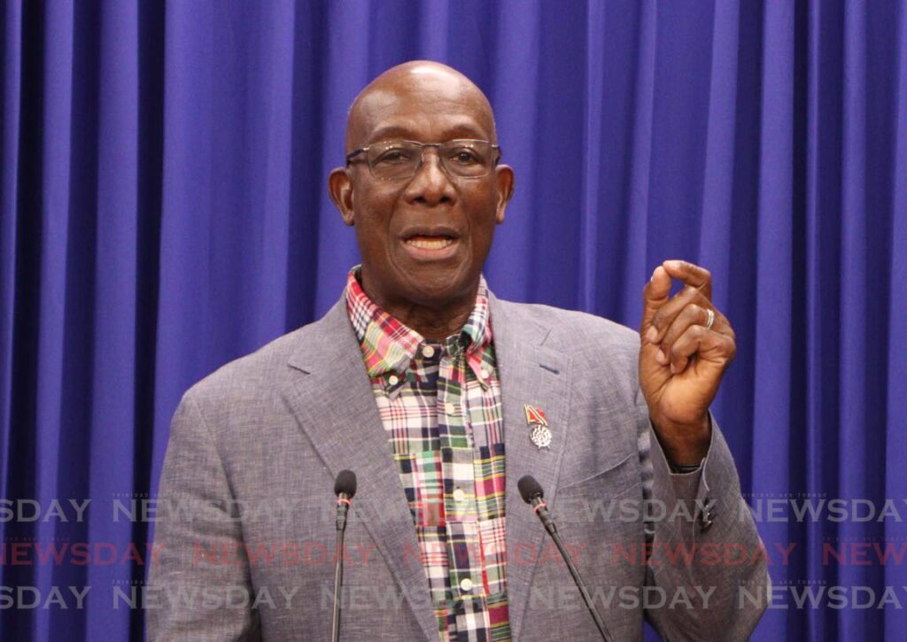 Prime Minister Dr Rowley - Photo by Angelo Marcelle