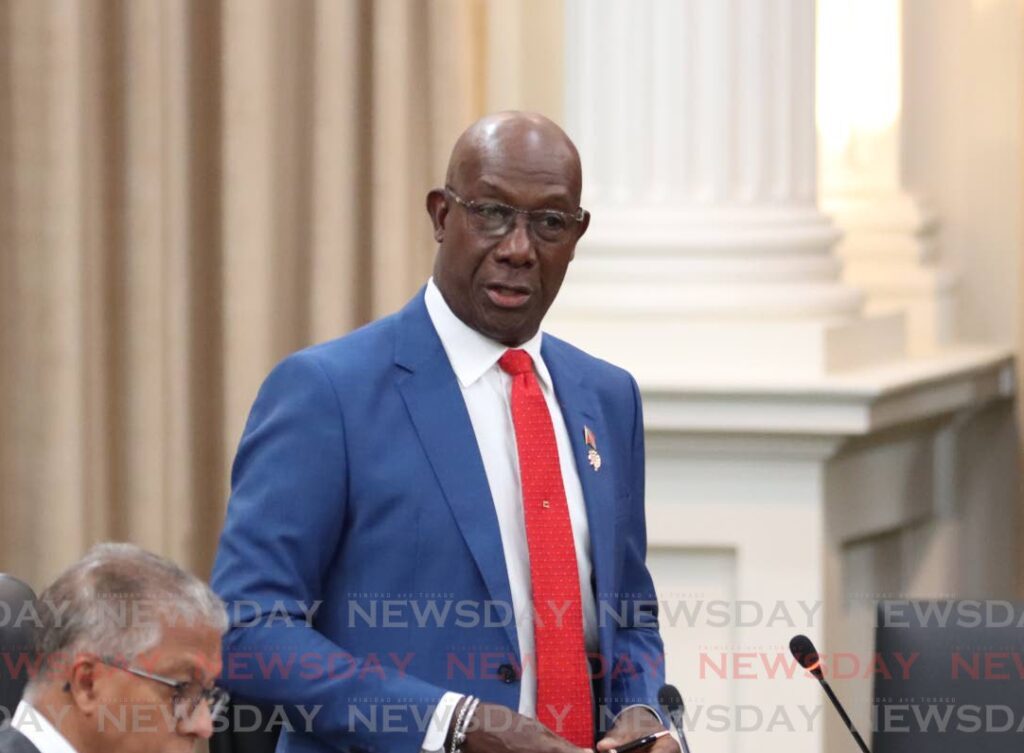 PNM political leader Dr Rowley - Photo by Faith Ayoung