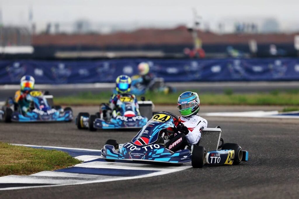 Trinidad and Tobago's Alex Sharma competes at the 2024 FIA Motorsport Games in held between October 23-27 in Valencia, Spain. - TT Karting Association