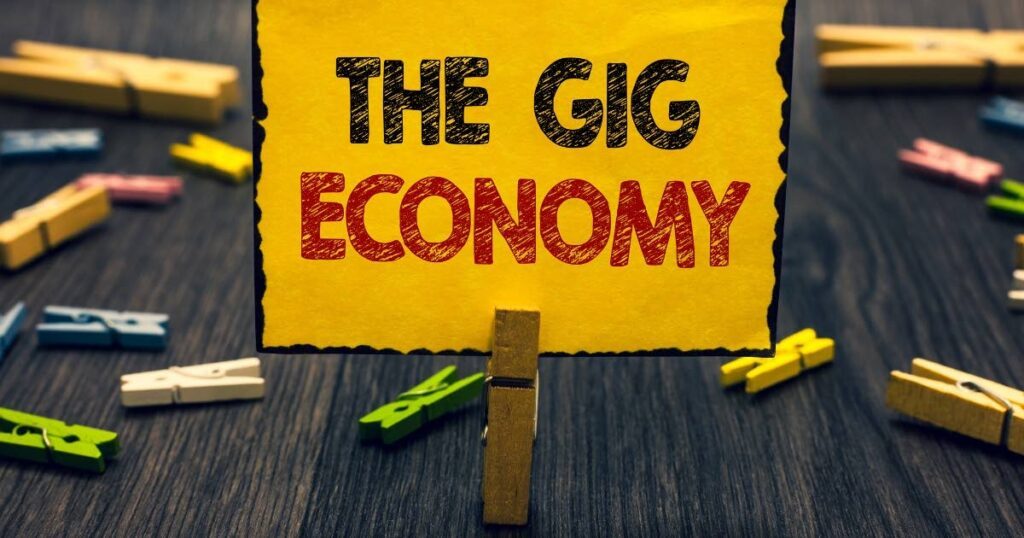 The gig economy, a global marketplace.  - 