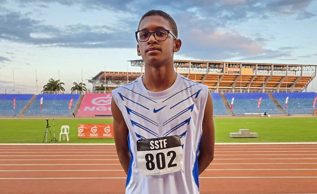 Arima Central Secondary's Mikael Serrette placed third at the Secondary Schools Track and Field's Middle-Distance League North Region Hill Run in St Augustine, on November 15. - File photo courtesy TTSSTFA