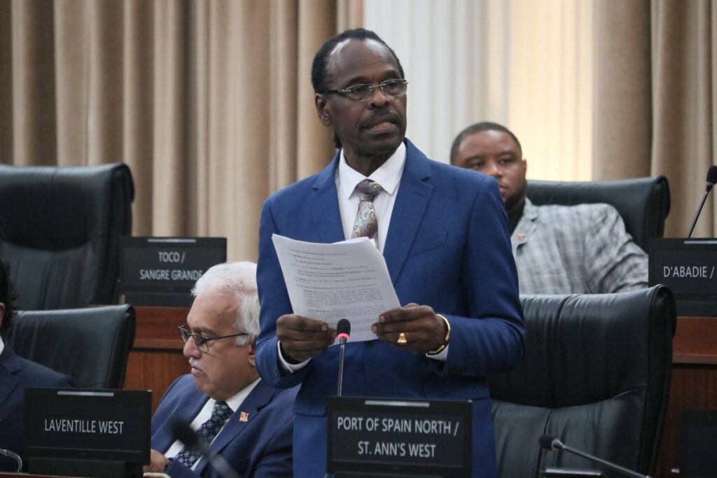 Minister of National Security Fitzgerald Hinds. - File photo courtesy Office of the Parliament