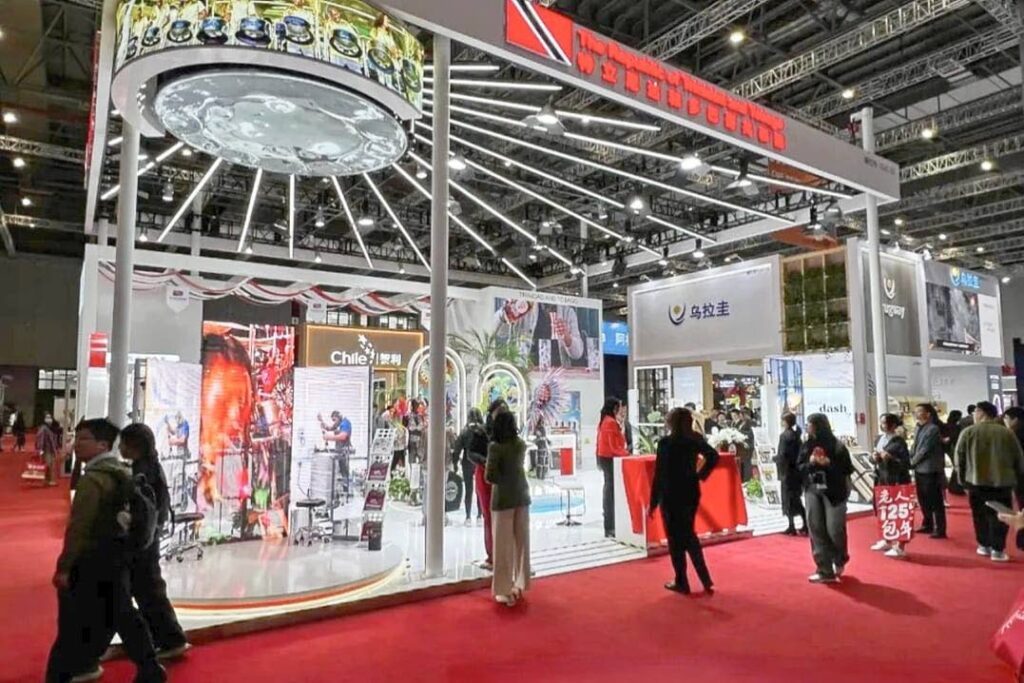 The TT pavilion at the China International Import Expo held in Shanghai from November 5 to 10. PHOTO COURTESY EMBASSY OF CHINA - 