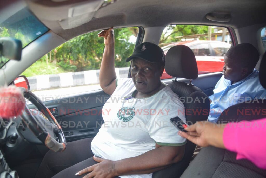 Taxi driver Vernette Muir Job. - 