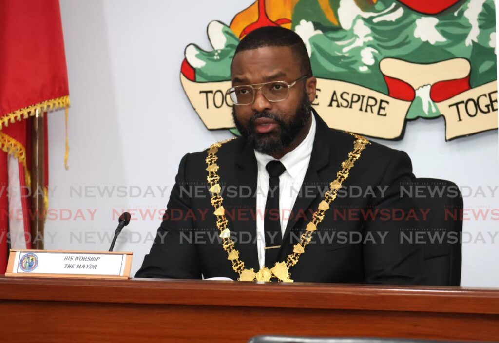 Port of Spain mayor Chinua Alleyne. - File photo