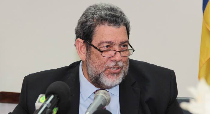 St Vincent and the Grenadines Prime Minister Ralph Gonsalves - 