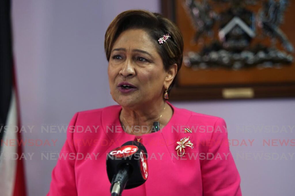 Opposition Leader Kamla Persad-Bissessar. - File photo