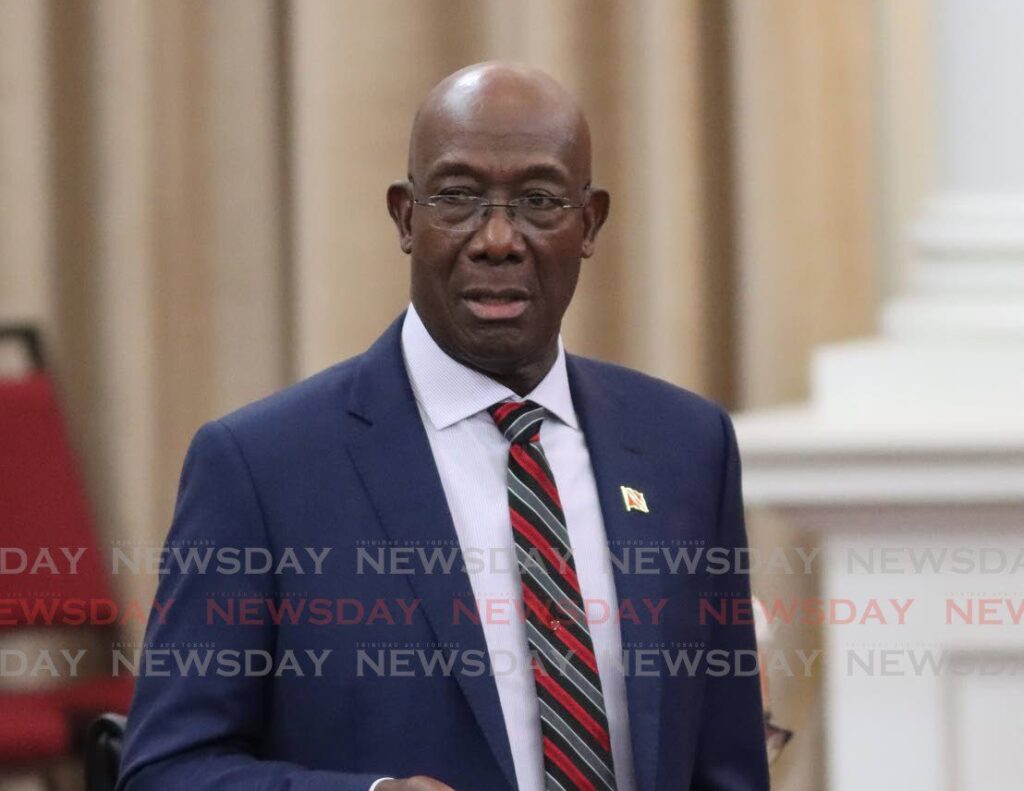 Prime Minister Dr Keith Rowley. - File photo