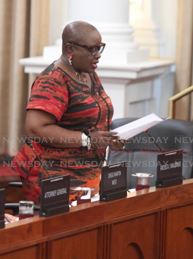 Camille Robinson-Regis, leader of Government business in the House of Representatives. - File photo