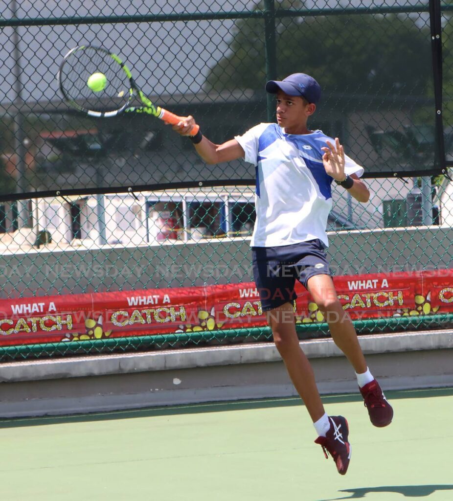 Trinidad and Tobago junior tennis player Christopher Khan.  - Newsday File Photo/Angelo Marcelle