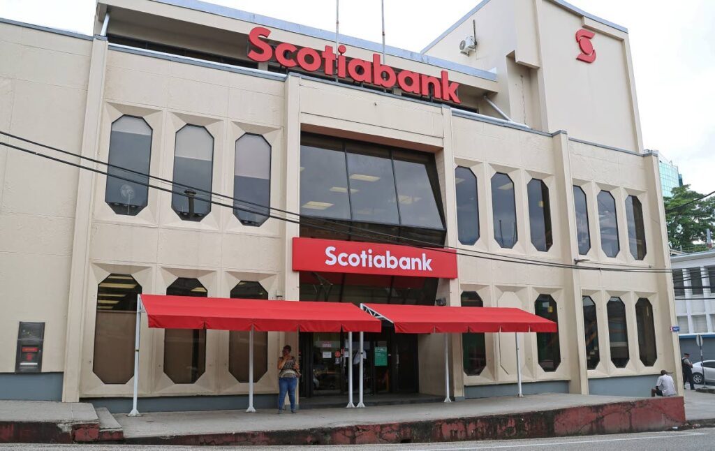 Scotiabank's High Street, San Fernando branch. - File photo