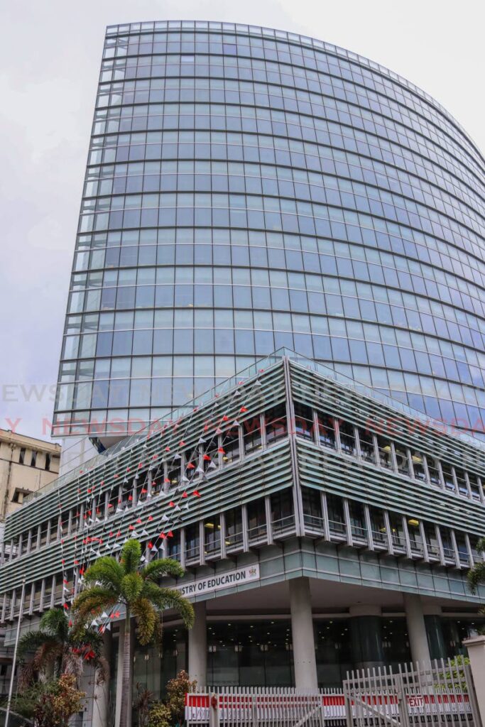 Ministry of Education, St. Vincent Street, Port of Spain.