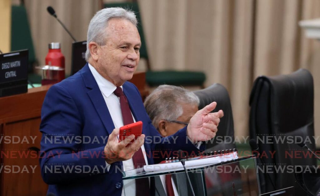 Finance Minister Colm Imbert. - File photo